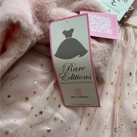 Rare Editions girls formal dress bloomers faux fur shrug 18 months NWT - Picture 5 of 7